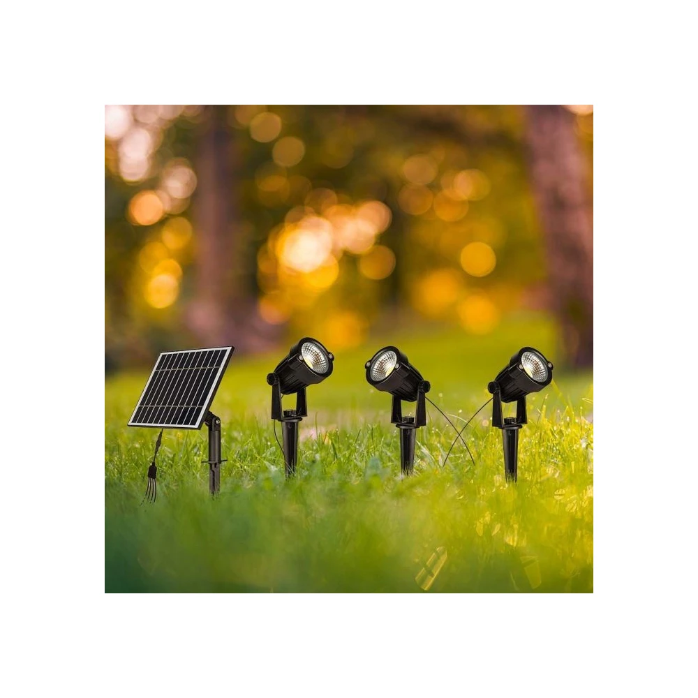 V-Tac 3x1.2W Solcelle havelamper LED, Udendørslamper hos HomeNordic