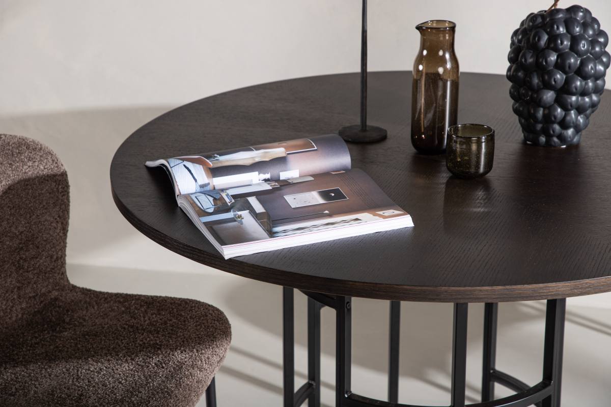 VENTURE DESIGN Copenhagen spisebord, rund, produktbillede 8 af 10, Spiseborde hos HomeNordic