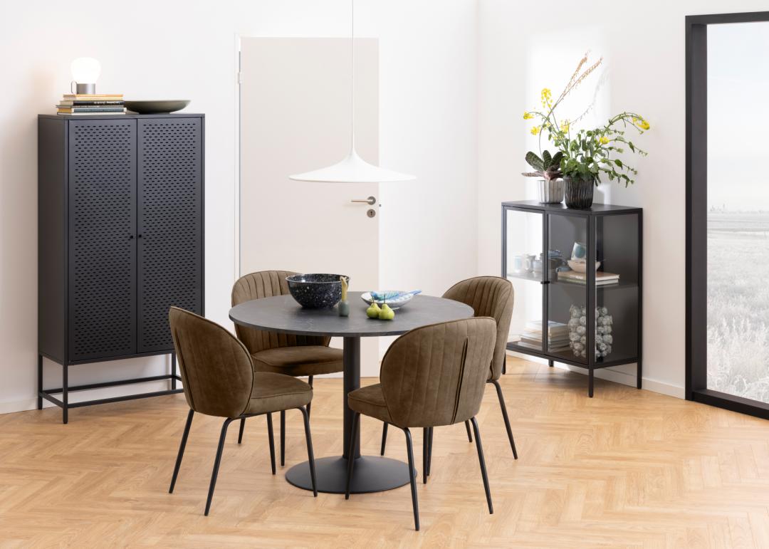 ACT NORDIC Ibiza spisebord, rund, produktbillede 5 af 5, Spiseborde hos HomeNordic