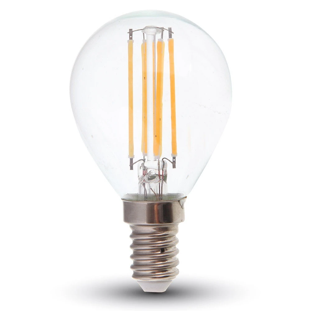 E14 6W LED kronepære, Glas hos HomeNordic