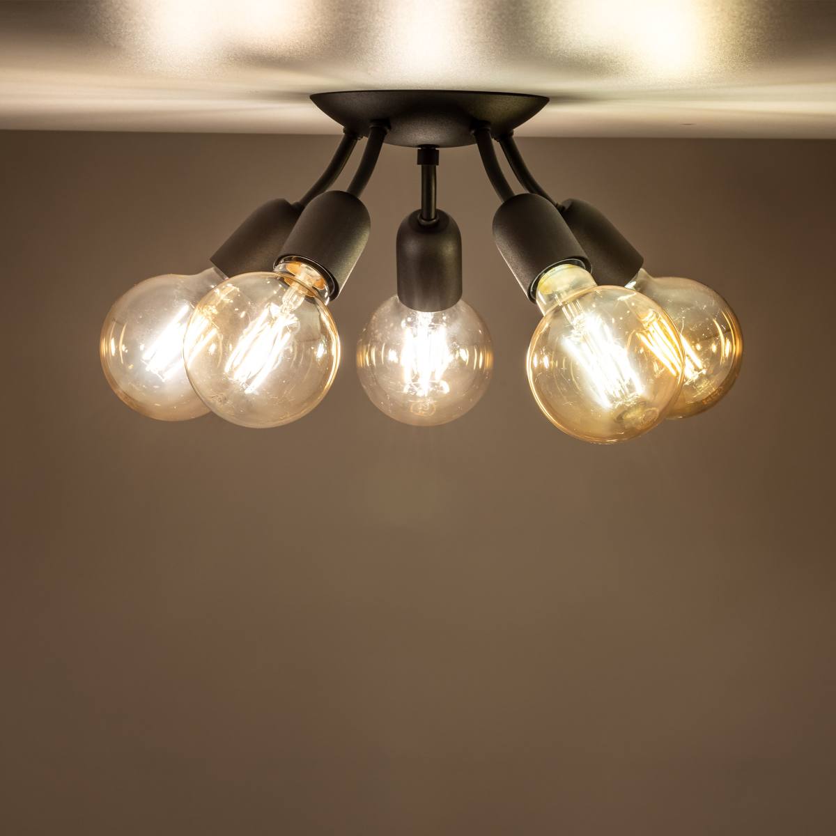 TK Rubio loftlampe, m. plads til 5 pærer, produktbillede 7 af 8, Loftlamper hos HomeNordic