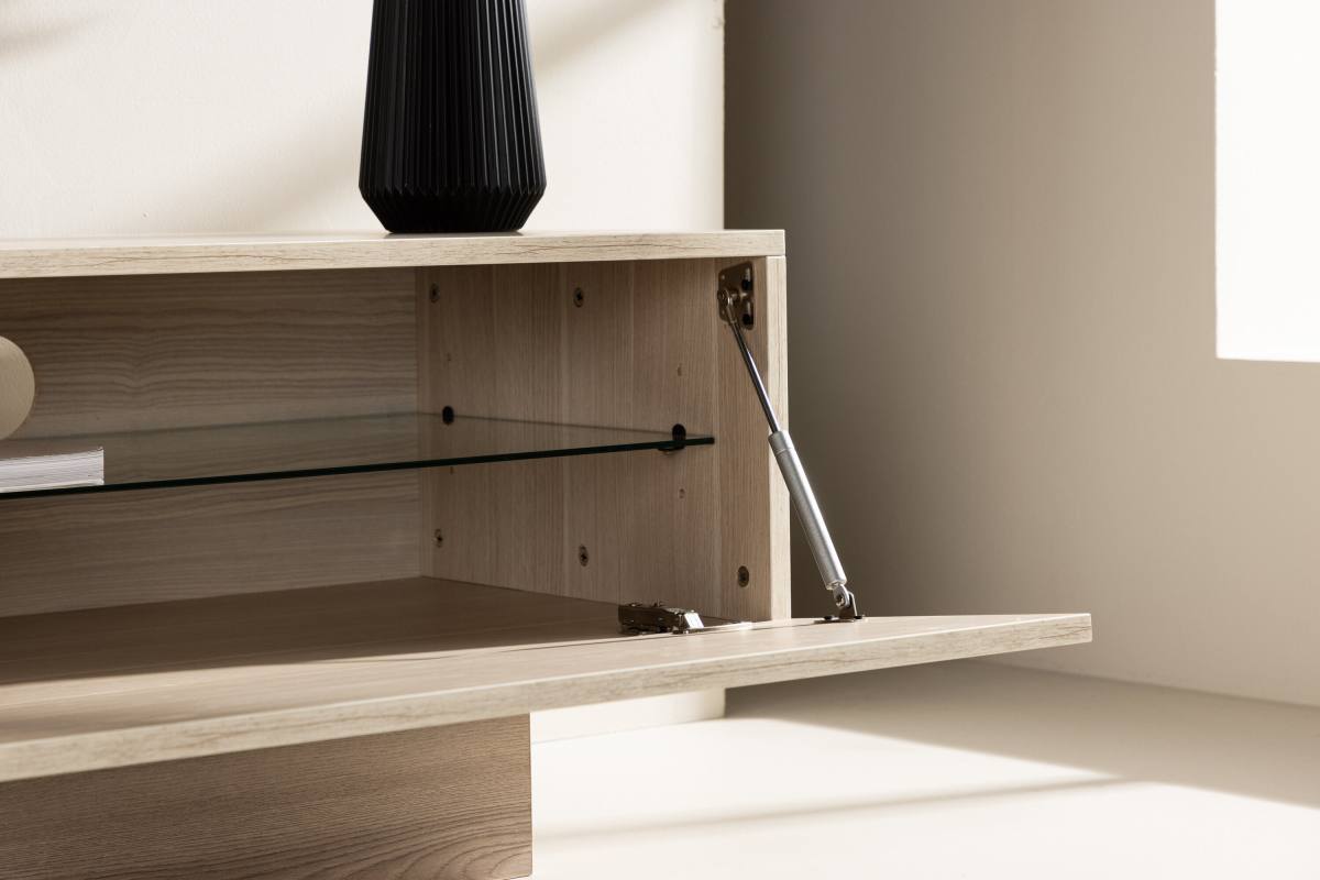 VENTURE DESIGN Cuenca TV-bænk, m. 2 låger og hylde, produktbillede 15 af 17, TV-borde hos HomeNordic