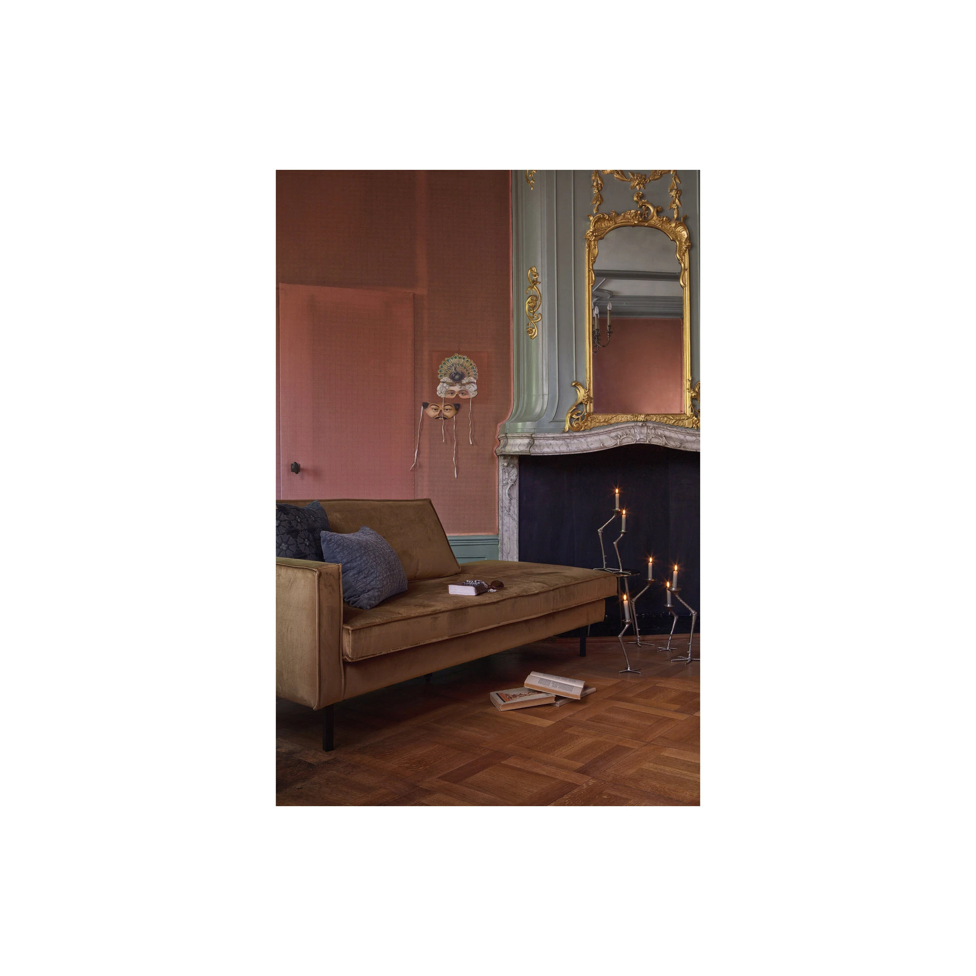 Rodeo Daybed Venstrevendt Velour, produktbillede 6 af 9 hos HomeNordic