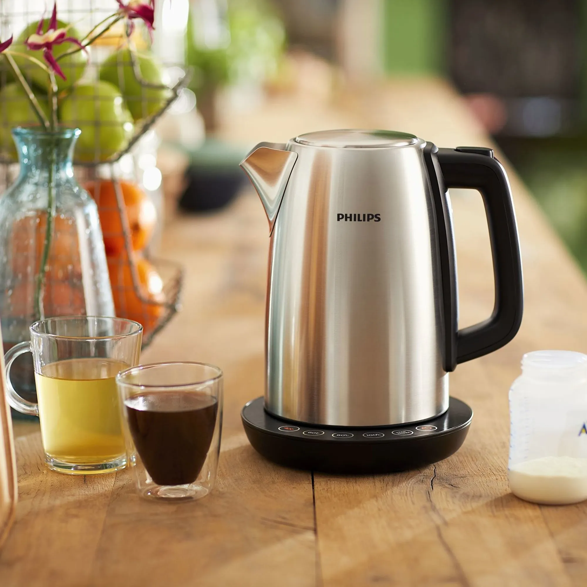 HD9359/90 Avance Collection elkedel, 1,7 liter, rustfrit stål, produktbillede 7 af 9, Elkedler hos HomeNordic