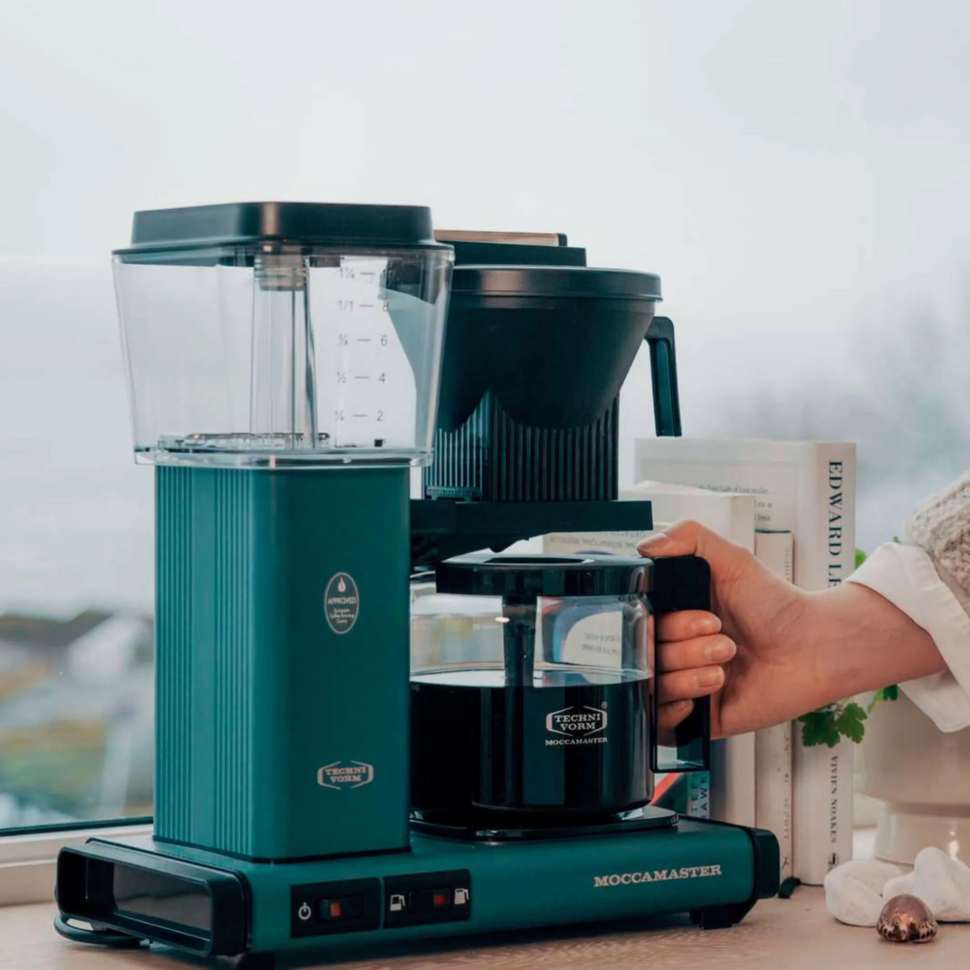 Optio kaffemaskine, Ocean, produktbillede 5 af 6, Kaffemaskiner hos HomeNordic