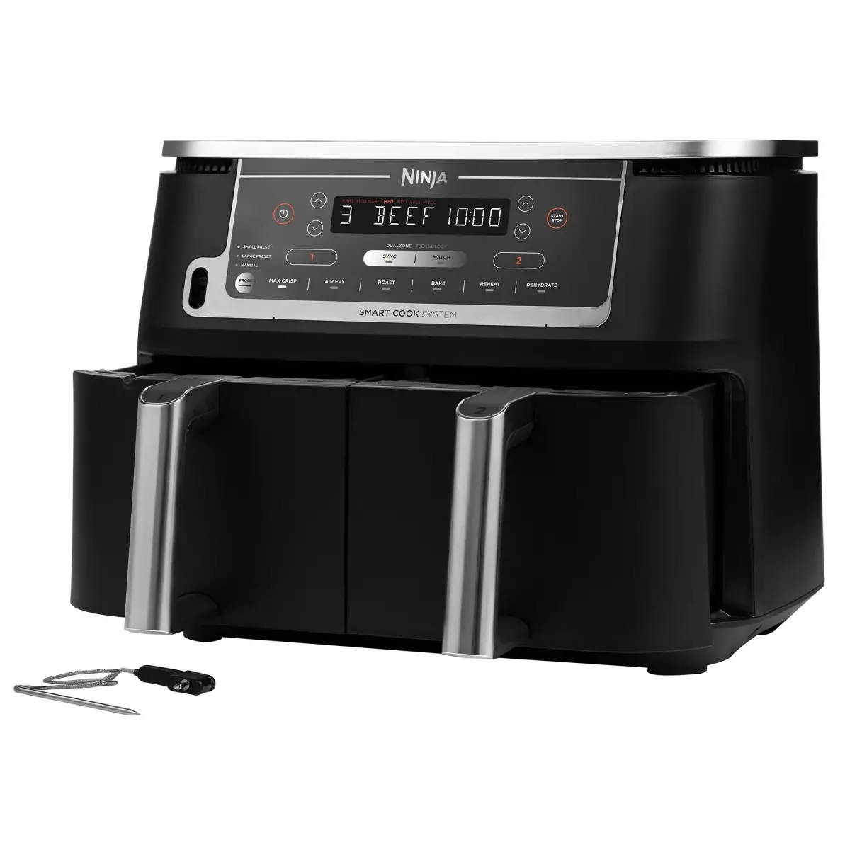 AF451EU Max Foodi Dual Zone Airfryer, produktbillede 2 af 8, Airfryers hos HomeNordic