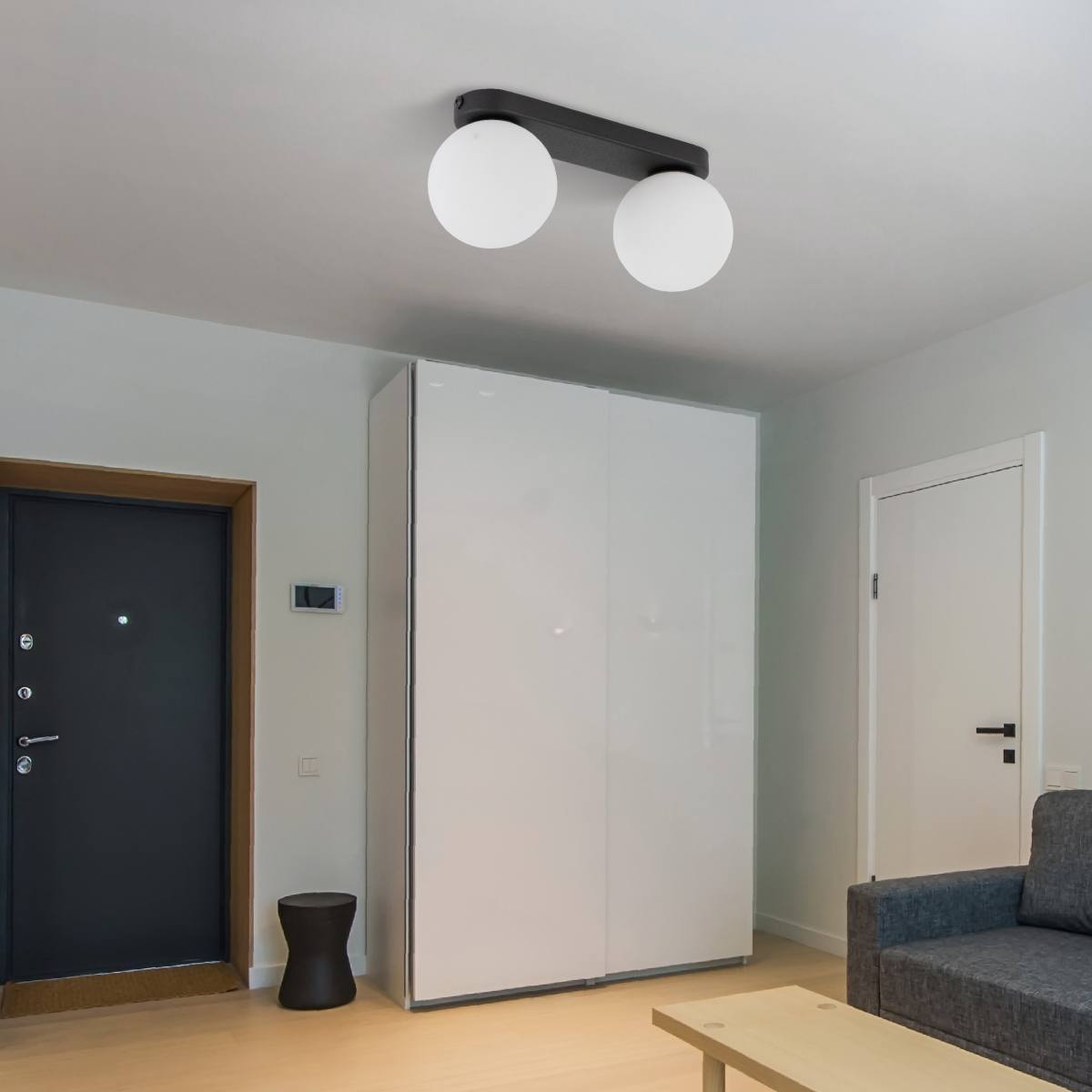 TK Mini loftlampe, m. 2 skærme, produktbillede 3 af 3, Loftlamper hos HomeNordic