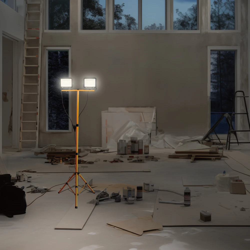 2x50W med tripod stativ, Projektører hos HomeNordic