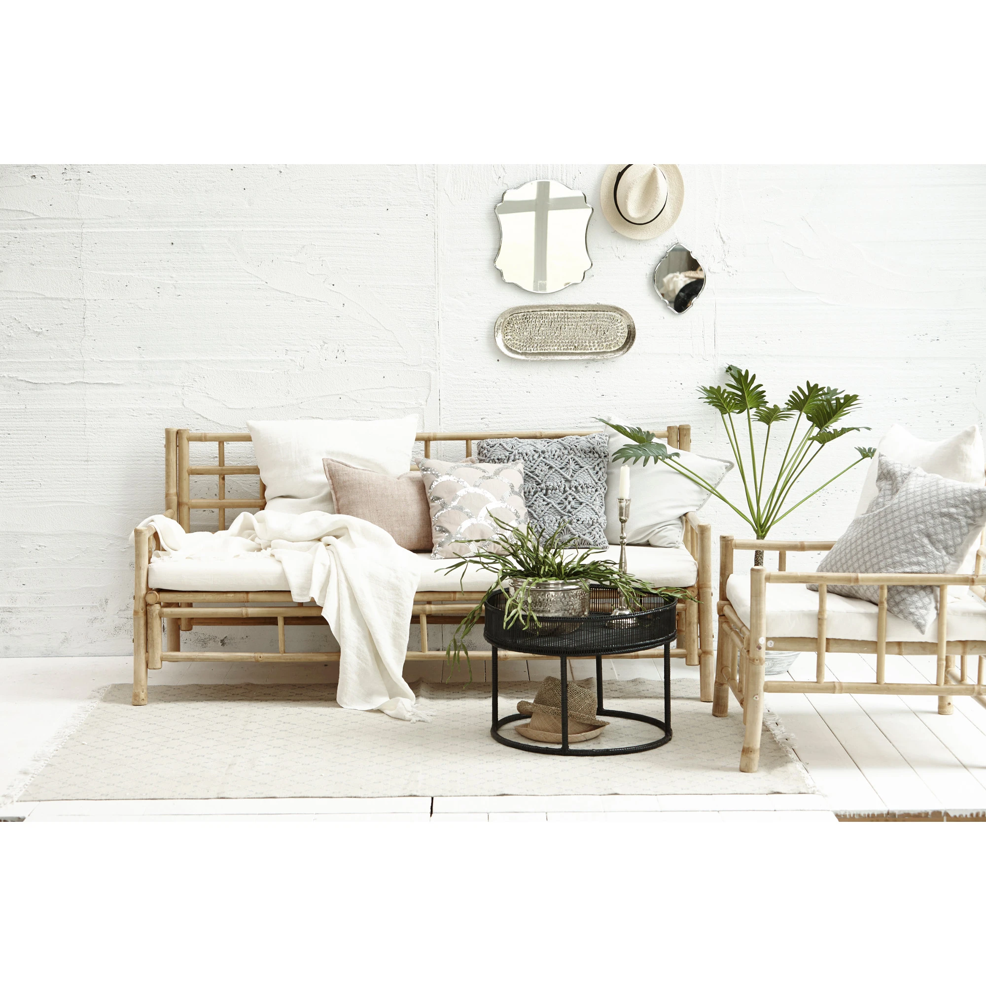 Sofa i bambus, produktbillede 3 af 4, Sofaer hos HomeNordic