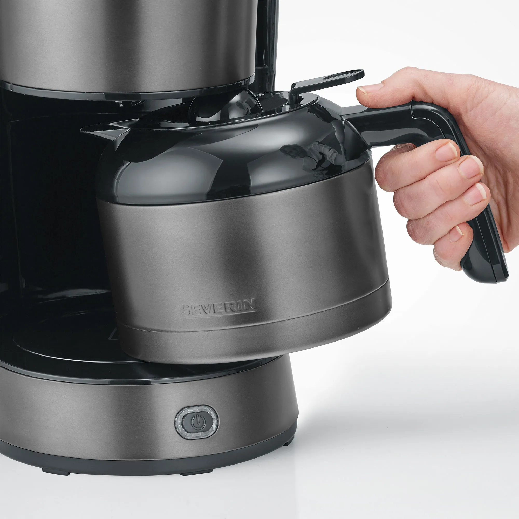KA 9343 kaffemaskine med termokande, dark inox, produktbillede 2 af 5, Kaffemaskiner hos HomeNordic