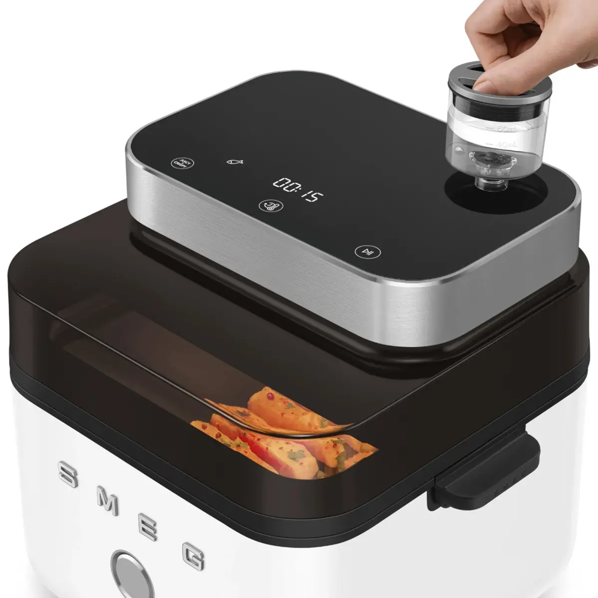 AFC01WHMEU airfryer 7 liter, mat hvid, produktbillede 6 af 15, Airfryers hos HomeNordic
