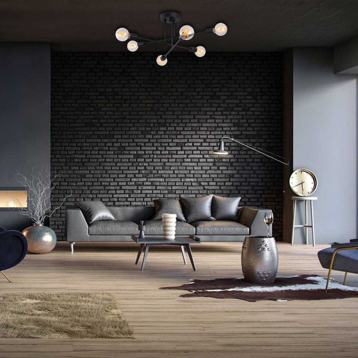 LUMI Seraphis loftlampe, produktbillede 6 af 11, Loftlamper hos HomeNordic