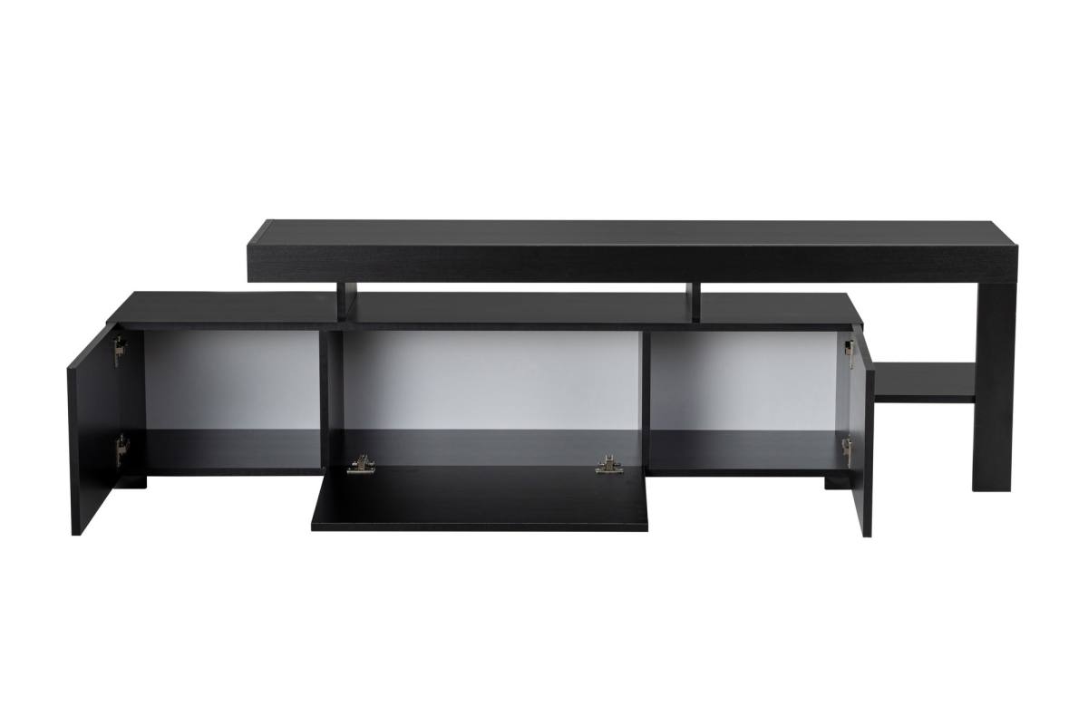 NORDVÄRK Beliz TV-bord, m. PVC-kantbånd LED-lys, TV-borde hos HomeNordic