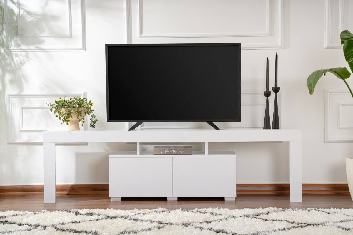 NORDVÄRK Enclave TV-bord, m. 2 låger og 3 åbne rum, produktbillede 3 af 7, TV-borde hos HomeNordic