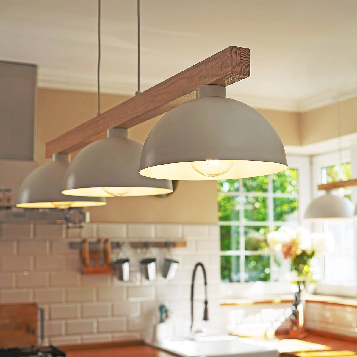 TK Oslo loftlampe, m. 3 skærme, produktbillede 9 af 9, Loftlamper hos HomeNordic