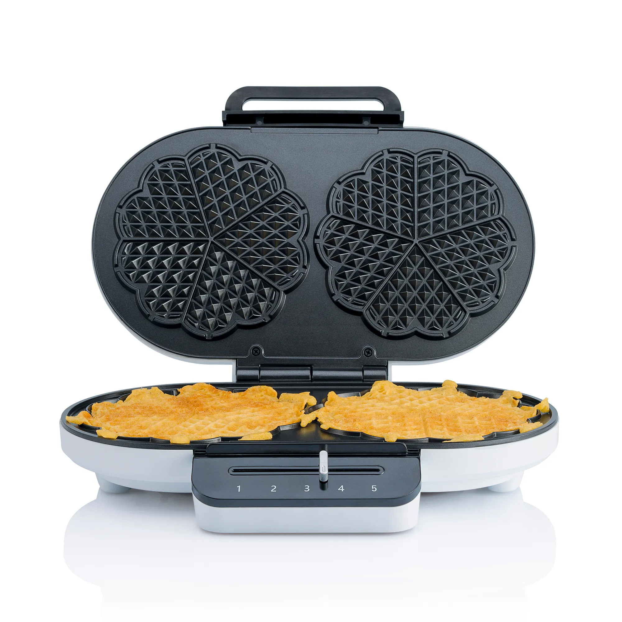 Wilfa WDWA-516WP Tradition Double vaffeljern, hvid, produktbillede 2 af 4 hos HomeNordic