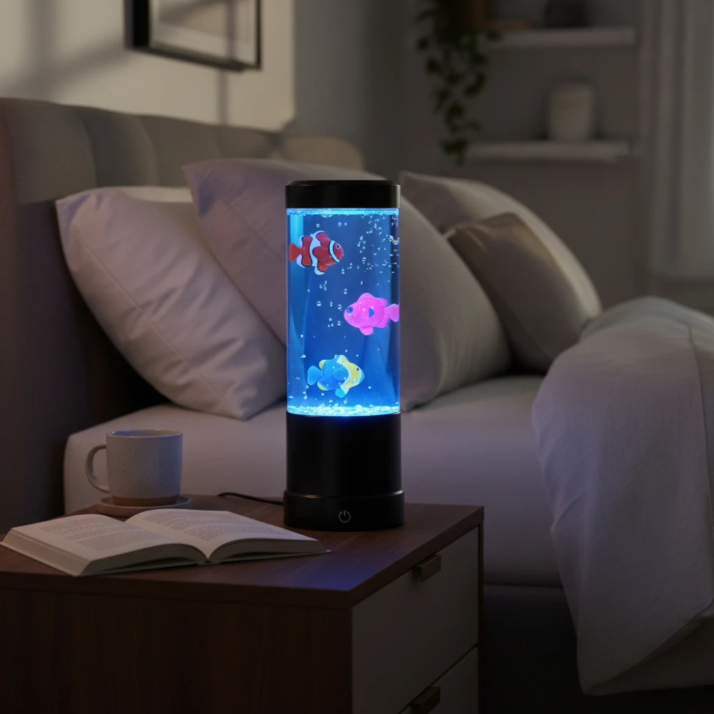 Fiskelampe RGB 30cm høj, Andre varer hos HomeNordic