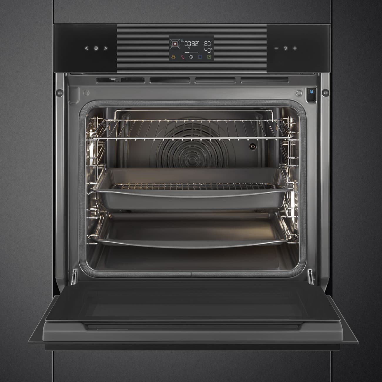 SMEG Indbygningsovn SOP6102S2PB3, produktbillede 3 af 11, Ovne hos HomeNordic