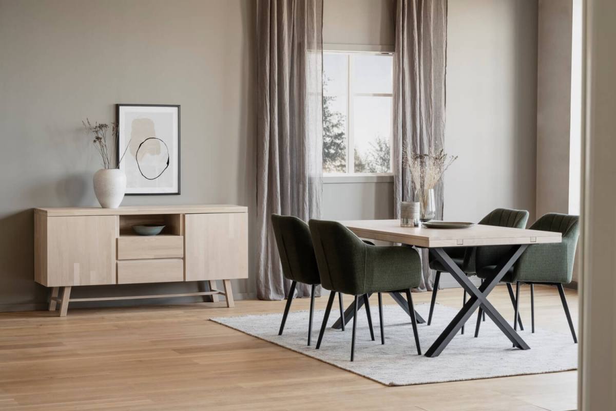 ROWICO Brooklyn spisebord, produktbillede 4 af 16, Spiseborde hos HomeNordic
