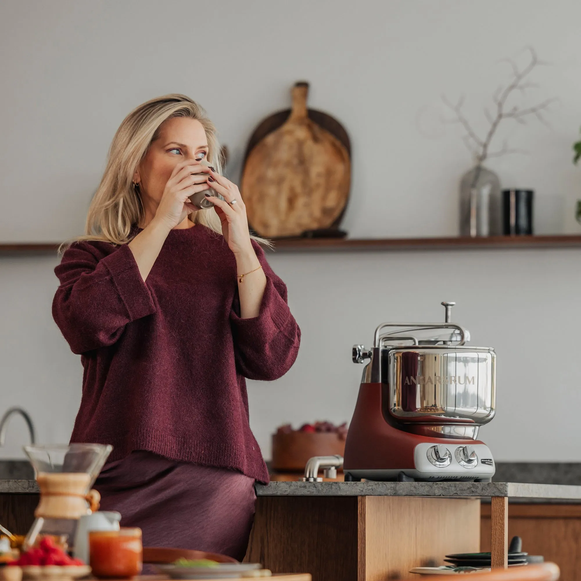 AKM6230 Assistent Original røremaskine, rustic maroon, produktbillede 14 af 17, Røremaskiner hos HomeNordic