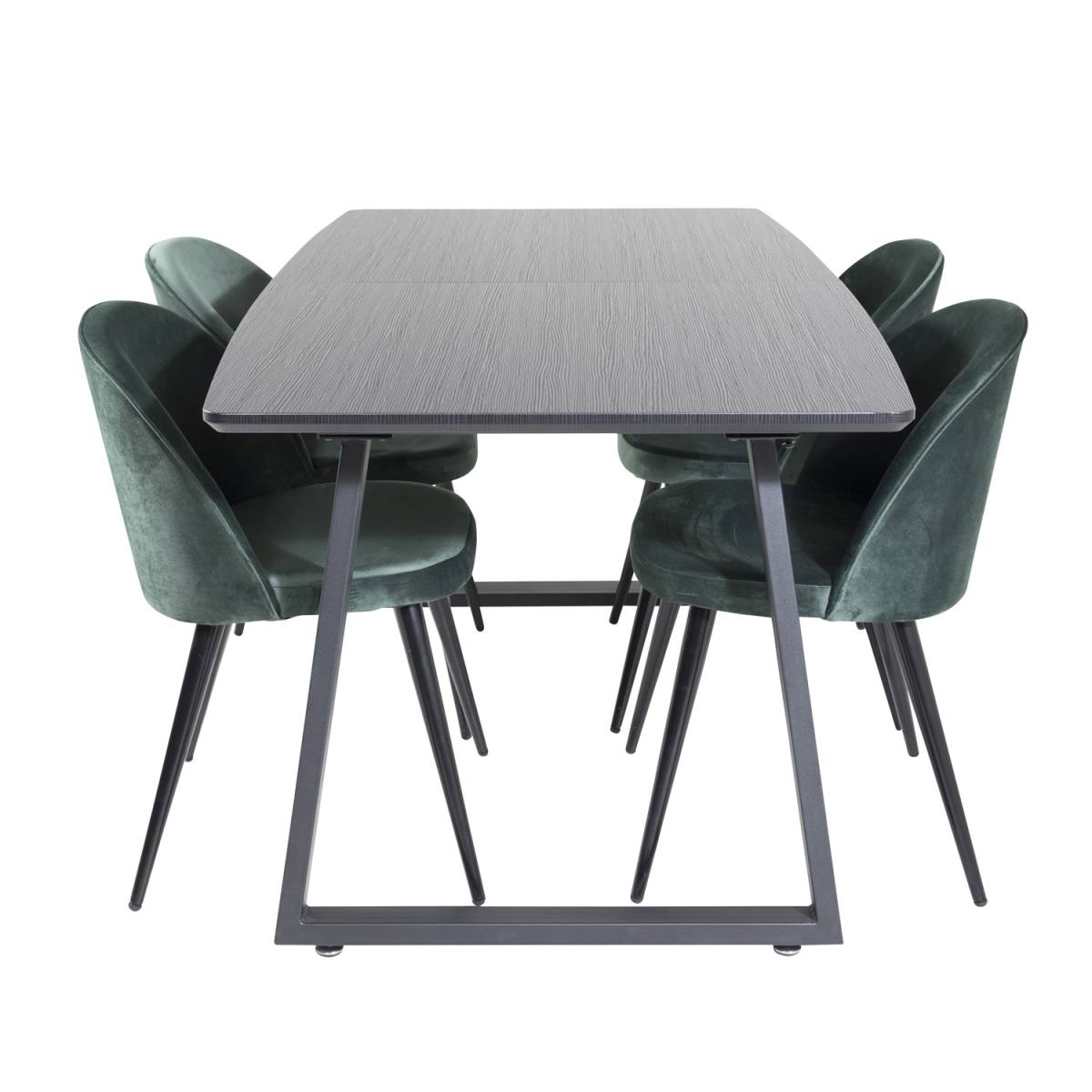 VENTURE DESIGN Inca spisebord, m. butterflybordplade, produktbillede 7 af 8, Spiseborde hos HomeNordic