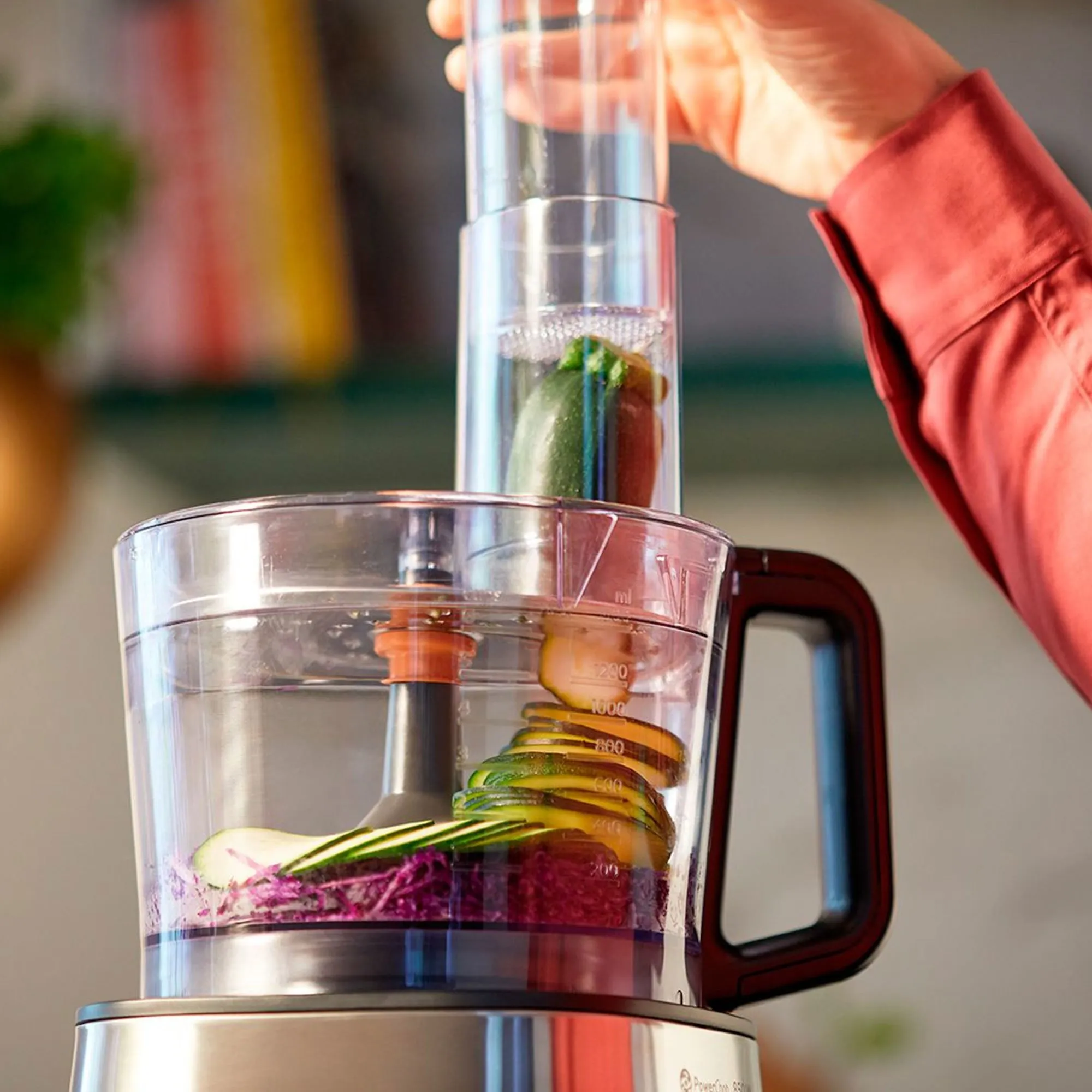 HR7530/10 Viva Collection foodprocessor, 850 watt, sort, produktbillede 10 af 10, Foodprocessorer hos HomeNordic