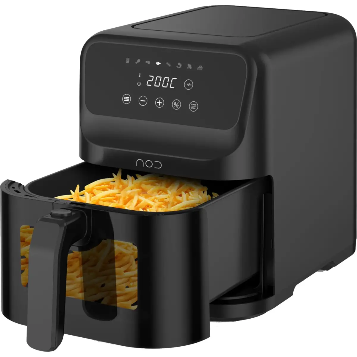 XL Slim Airfryer 5L med vindue, produktbillede 2 af 5, Airfryers hos HomeNordic