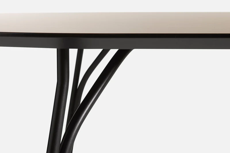 WOUD TREE SPISEBORD BEIGE/SORT, produktbillede 3 af 3, Spiseborde hos HomeNordic