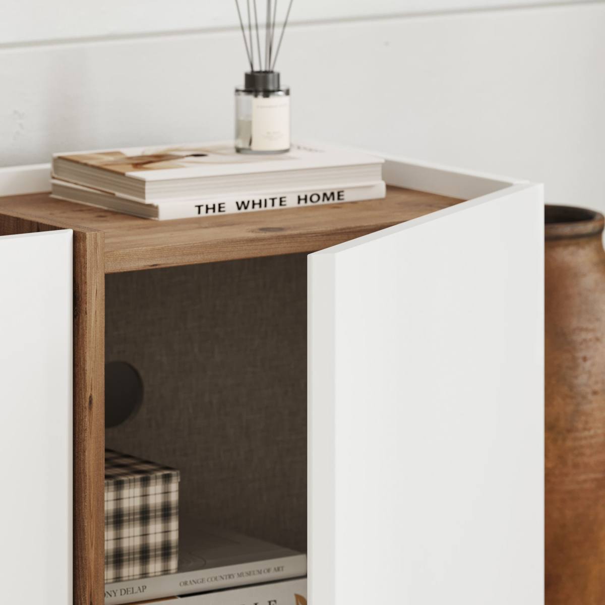 FUNZI LIVING Lowen TV-bord, m 4 låger, produktbillede 9 af 9, TV-borde hos HomeNordic