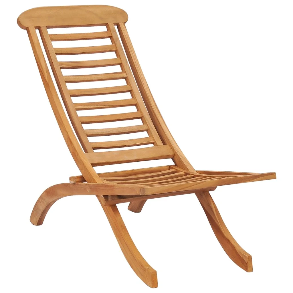 Foldbar Havestol 50x90x69 Cm Massivt Teaktræ, Havestole i teaktræ hos HomeNordic