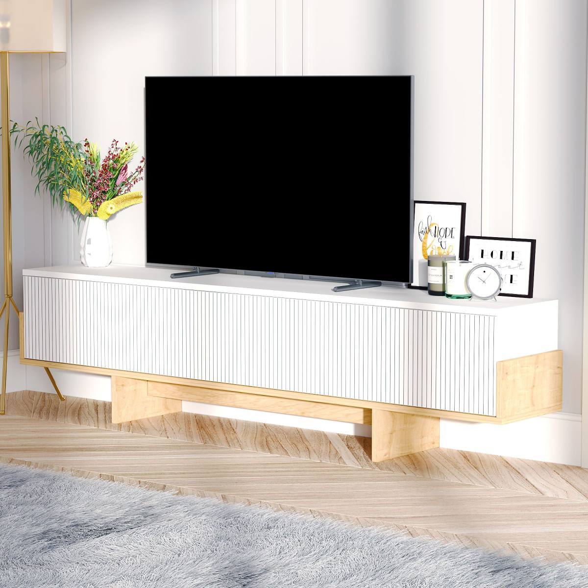 NORDVÄRK Hege TV-bord, m. 3 låger, produktbillede 5 af 6, TV-borde hos HomeNordic