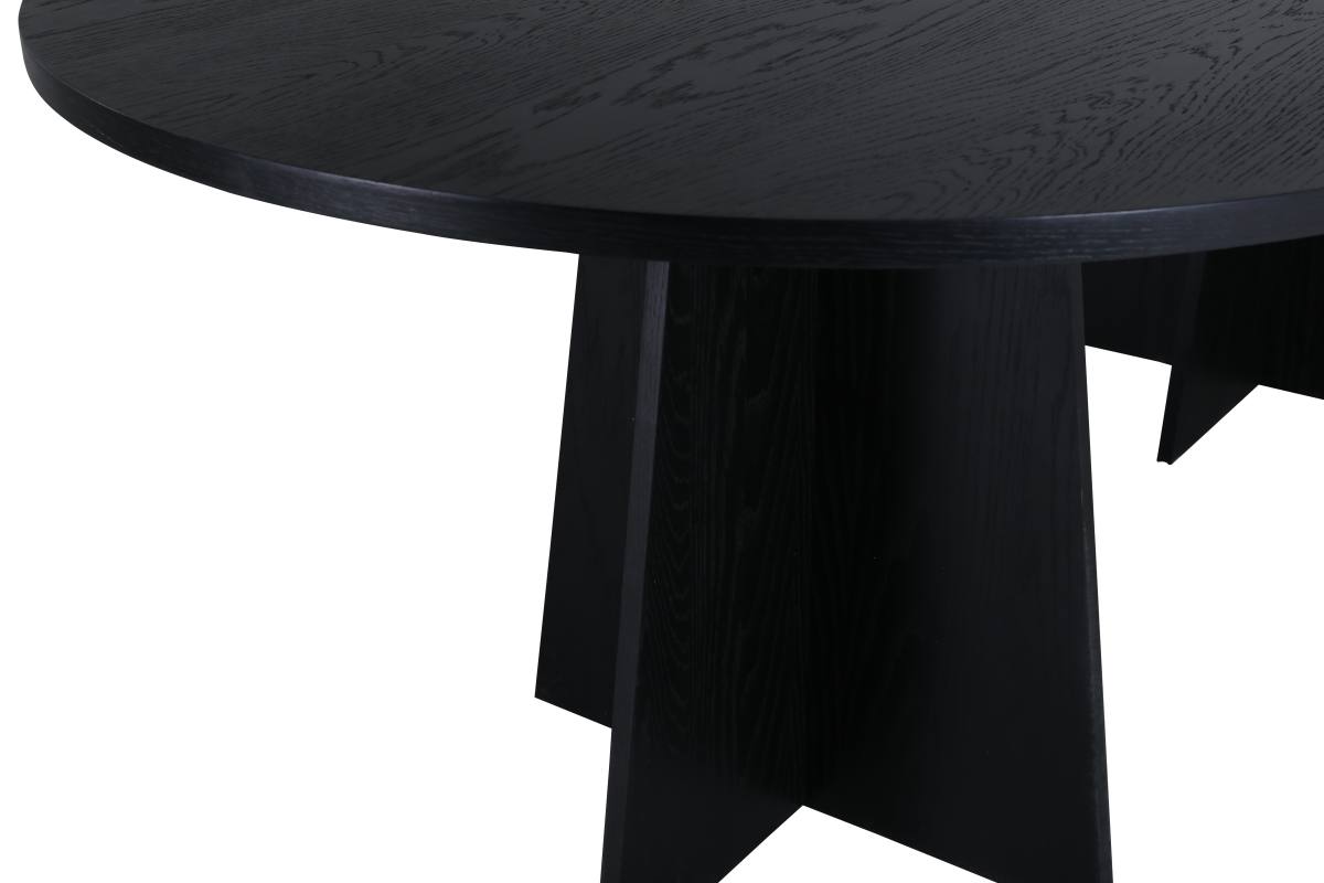 VENTURE DESIGN Bootcut spisebord, oval, produktbillede 6 af 7, Spiseborde hos HomeNordic