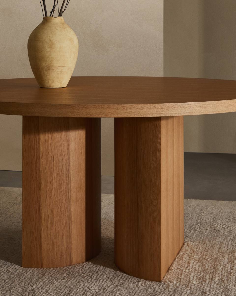 KAVE HOME Nealy spisebord, rund, produktbillede 5 af 6, Spiseborde hos HomeNordic