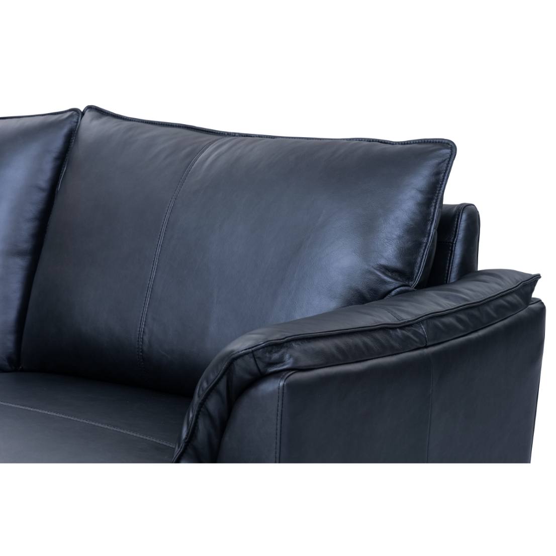 Jazz sofa i sort okselæder, produktbillede 6 af 8, Sofaer hos HomeNordic