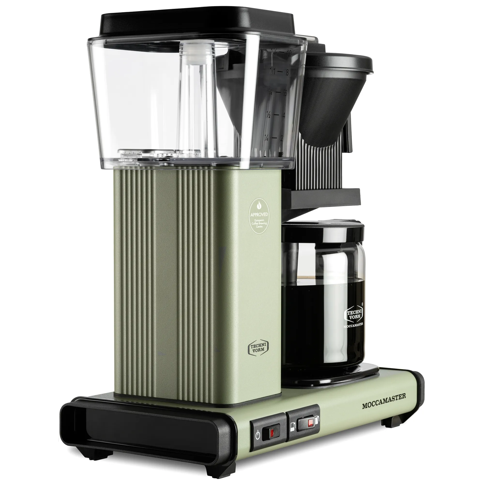 Optio kaffemaskine 1,25 liter, eukalyptus, produktbillede 5 af 5, Kaffemaskiner hos HomeNordic