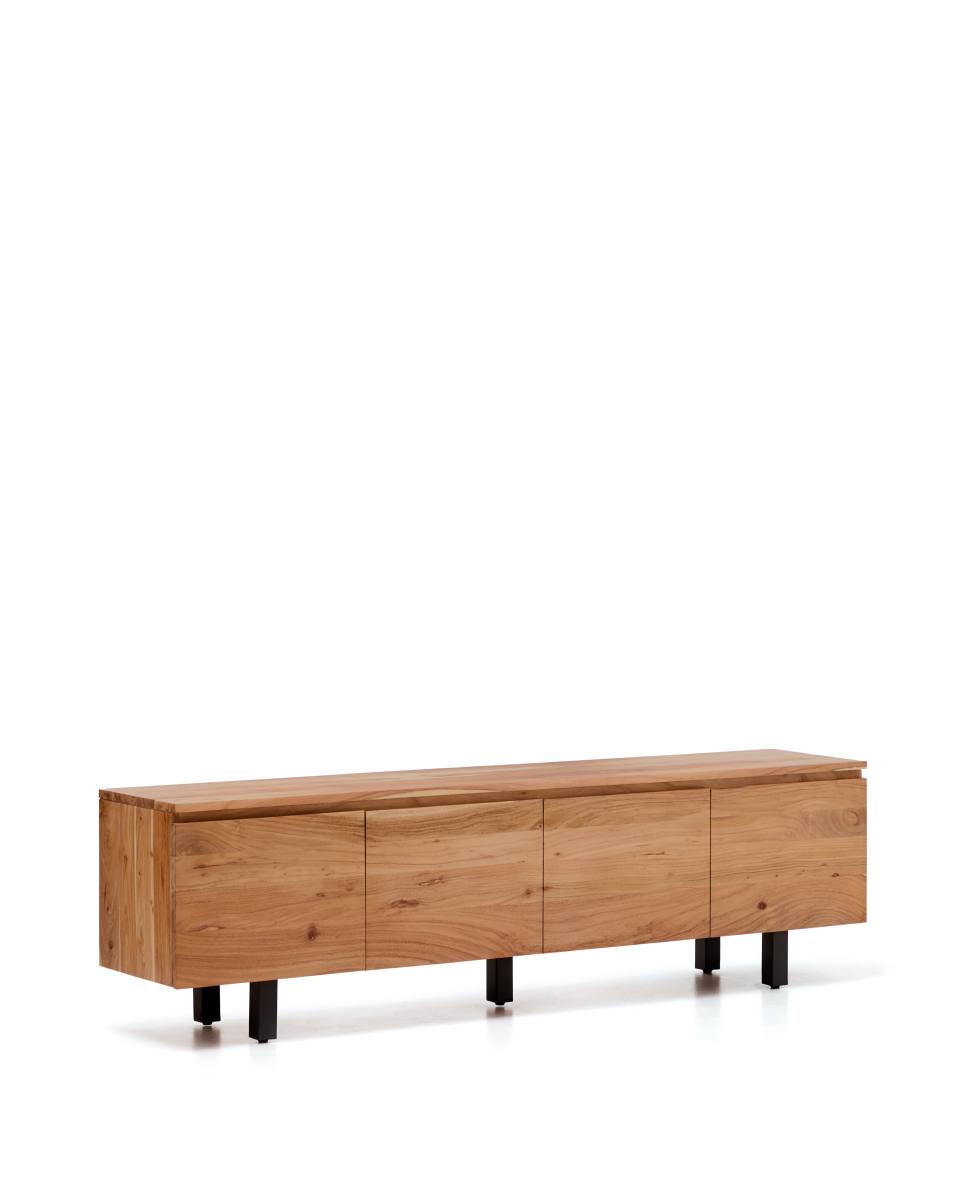 KAVE HOME Uxue TV-bord, m. 4 låger og 4 hylder, produktbillede 3 af 7, TV-borde hos HomeNordic