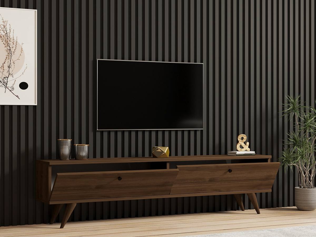 NORDVÄRK Paris TV-bord, m. 2 låger, produktbillede 5 af 6, TV-borde hos HomeNordic