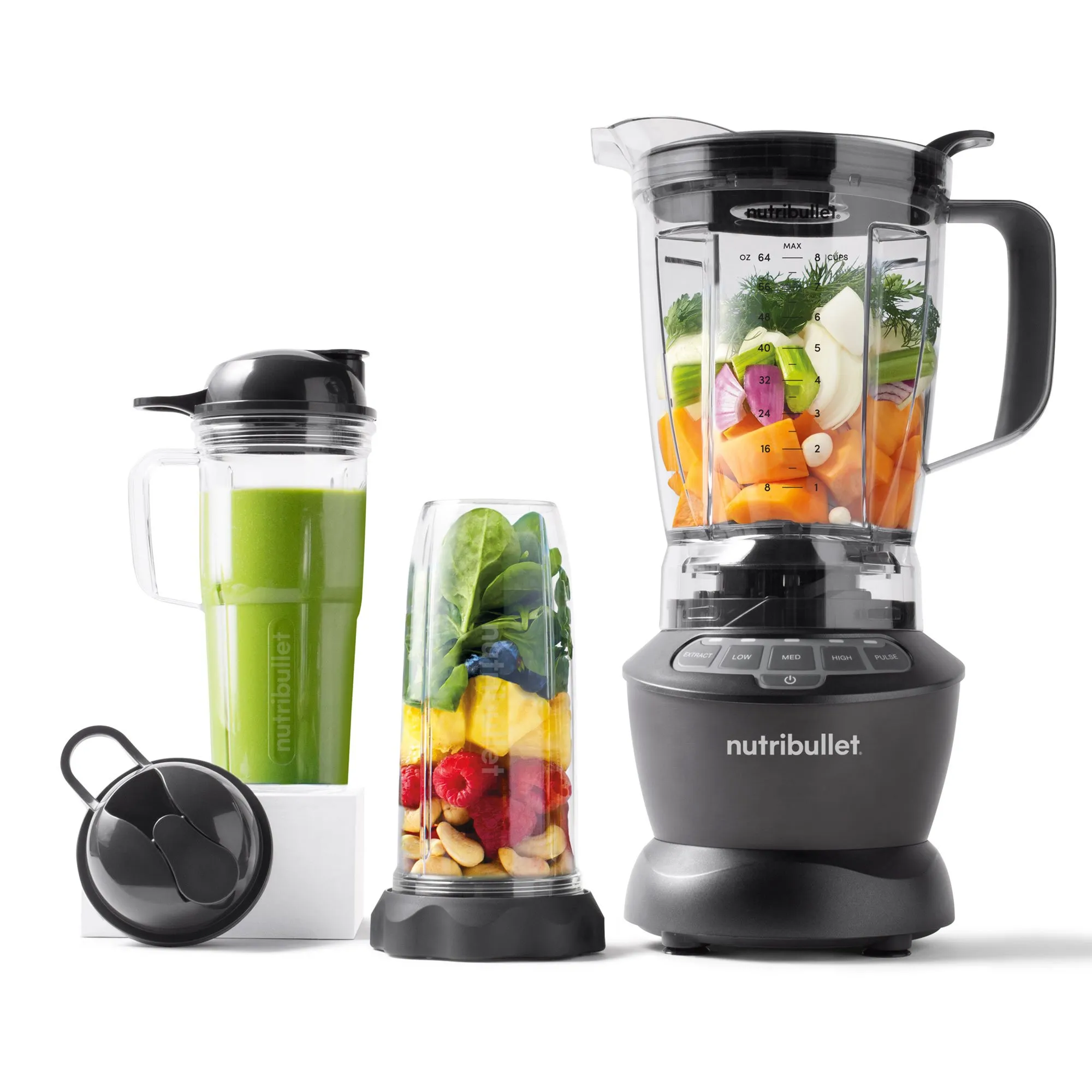 Combo Blender NBF500DG grå, produktbillede 2 af 7, Blendere hos HomeNordic
