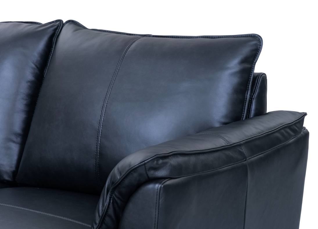 Jazz sofa i sort okselæder, produktbillede 6 af 8, Sofaer hos HomeNordic