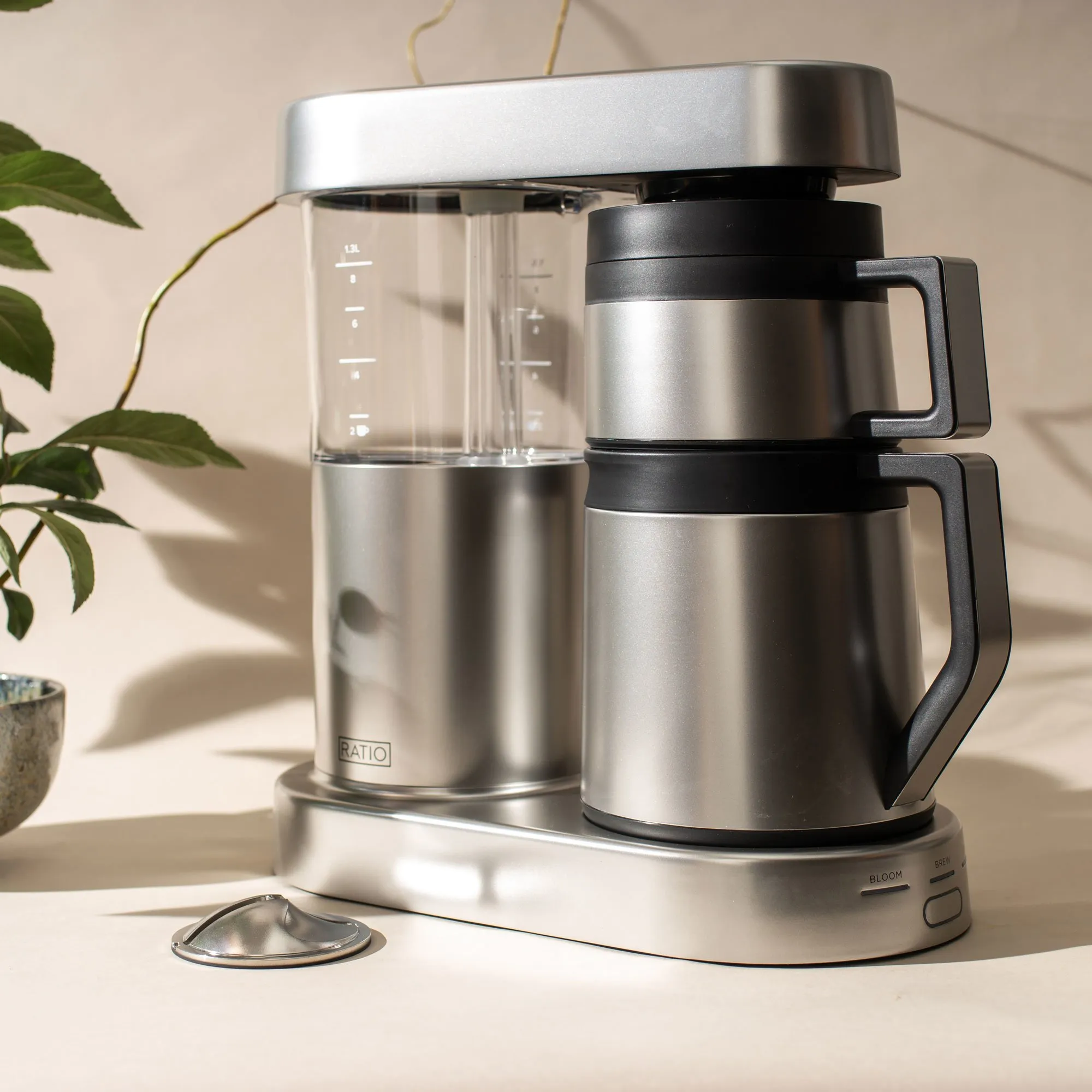 Six kaffemaskine 1,25 liter, mat rustfrit stål, produktbillede 10 af 10, Kaffemaskiner hos HomeNordic