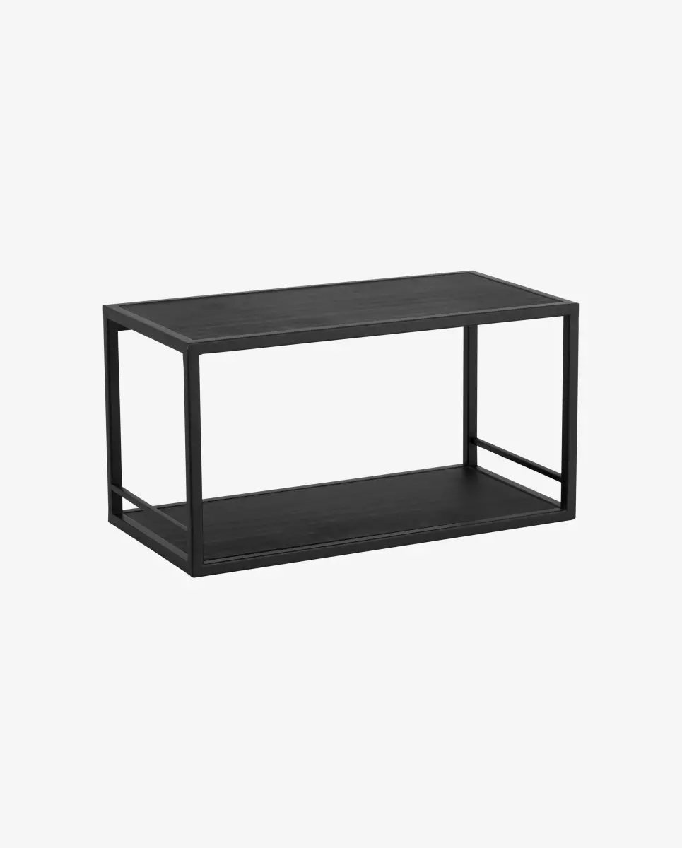Nordal - FLINT hylde, sort, 40cm, Hylder hos HomeNordic