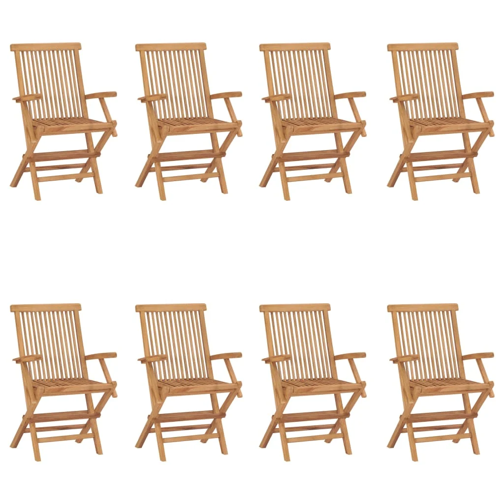 Foldbare Havestole Massivt Teaktræ, produktbillede 13 af 13, Havestole i teaktræ hos HomeNordic