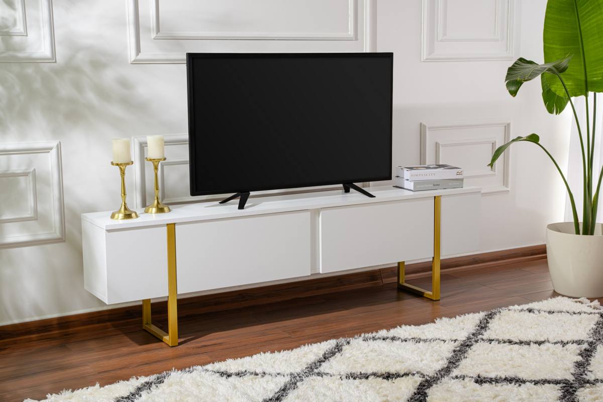 NORDVÄRK Serenity TV-bord, m. 2 låger, produktbillede 2 af 11, TV-borde hos HomeNordic