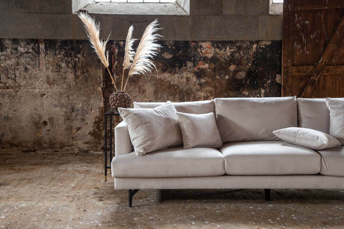 Warden - Sofa 3-personers i polyester fløjl, produktbillede 4 af 12, Sofaer hos HomeNordic