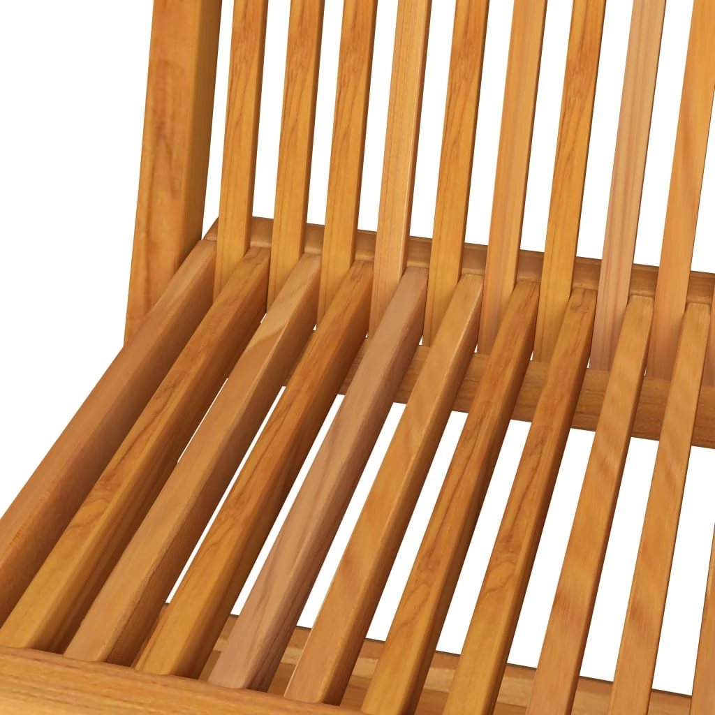 Foldbare Havestole Massivt Teaktræ, produktbillede 4 af 8, Havestole i teaktræ hos HomeNordic