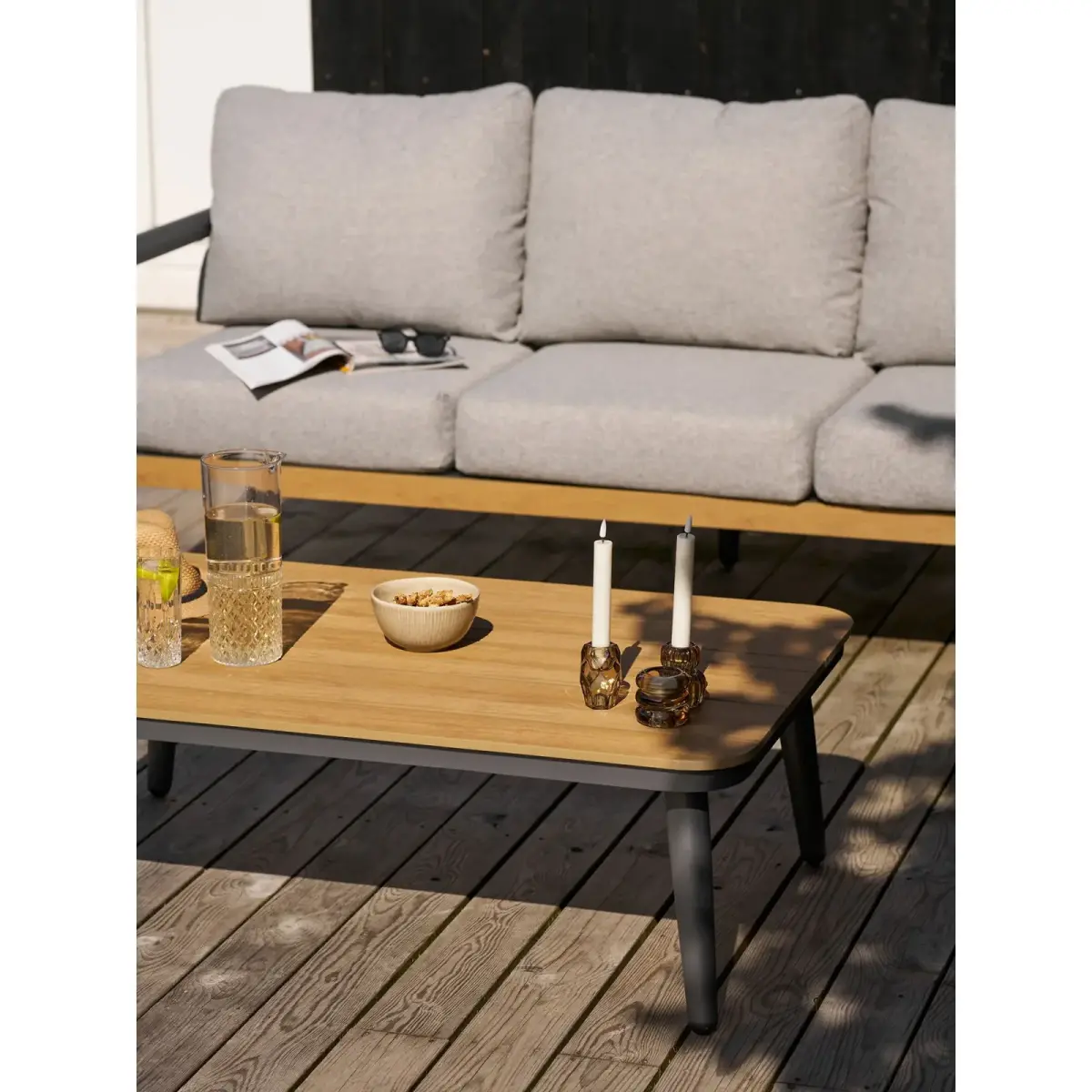 Comillas Loungesæt - Loungesæt, Aluminium, Antracitgrå, Inkl. Hynder – billede 5