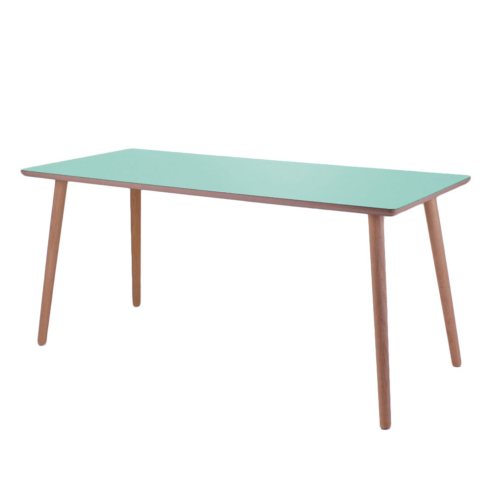 Skrivebord, Dusty Jade, lys kant, Skriveborde hos HomeNordic