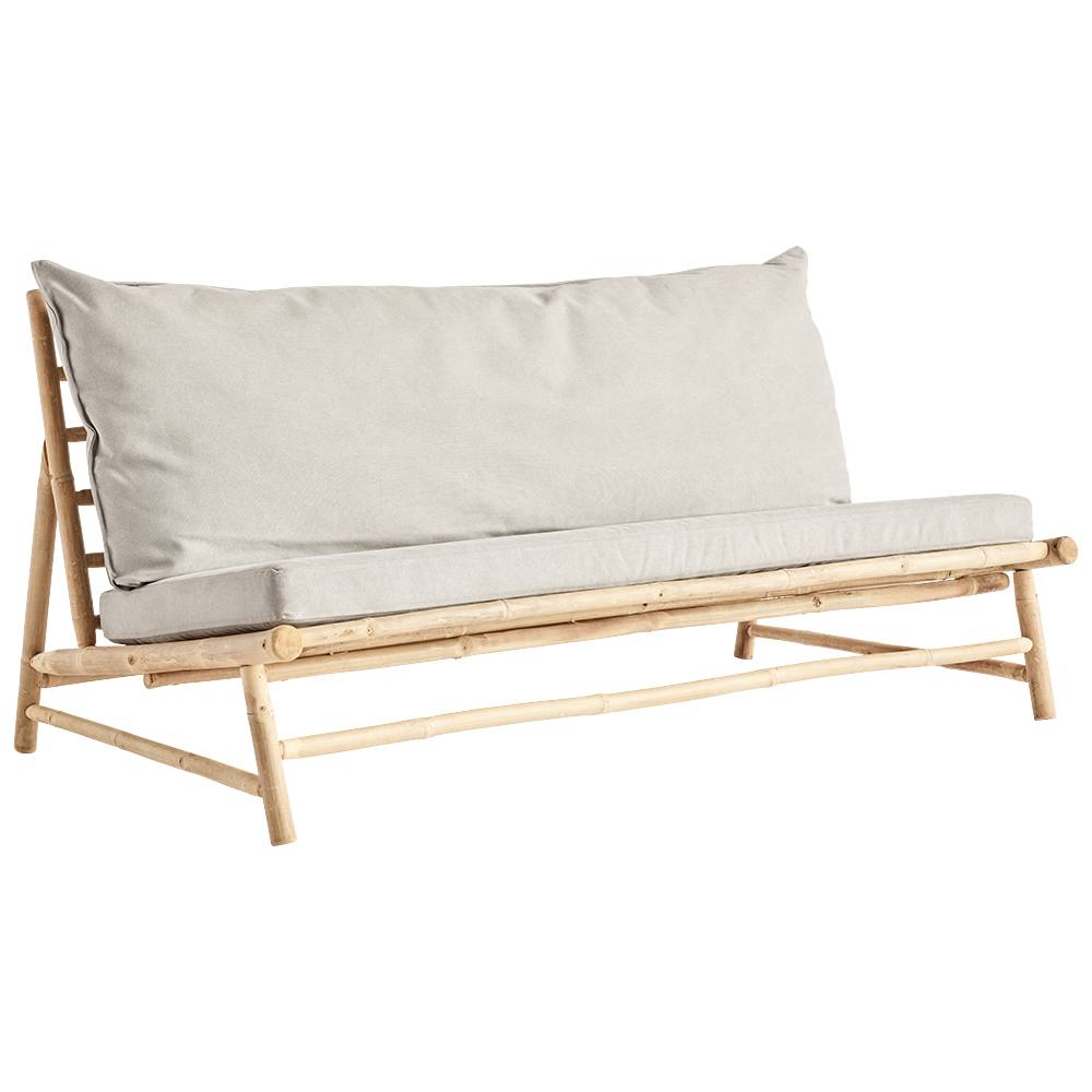 TINE K HOME BAMBUS LOUNGE SOFA GRÅ HYNDE, produktbillede 2 af 5, Sofaer hos HomeNordic