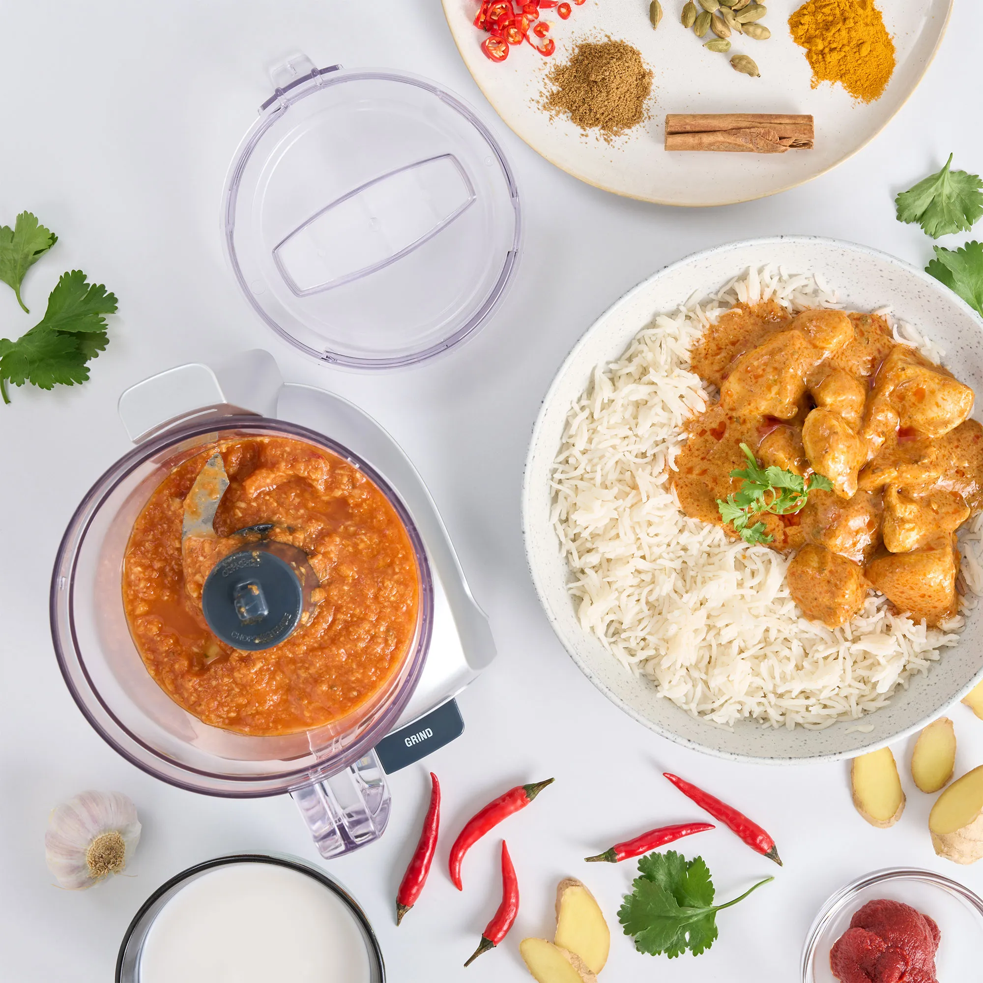 3 Cup køkkenmaskine, produktbillede 9 af 9, Foodprocessorer hos HomeNordic