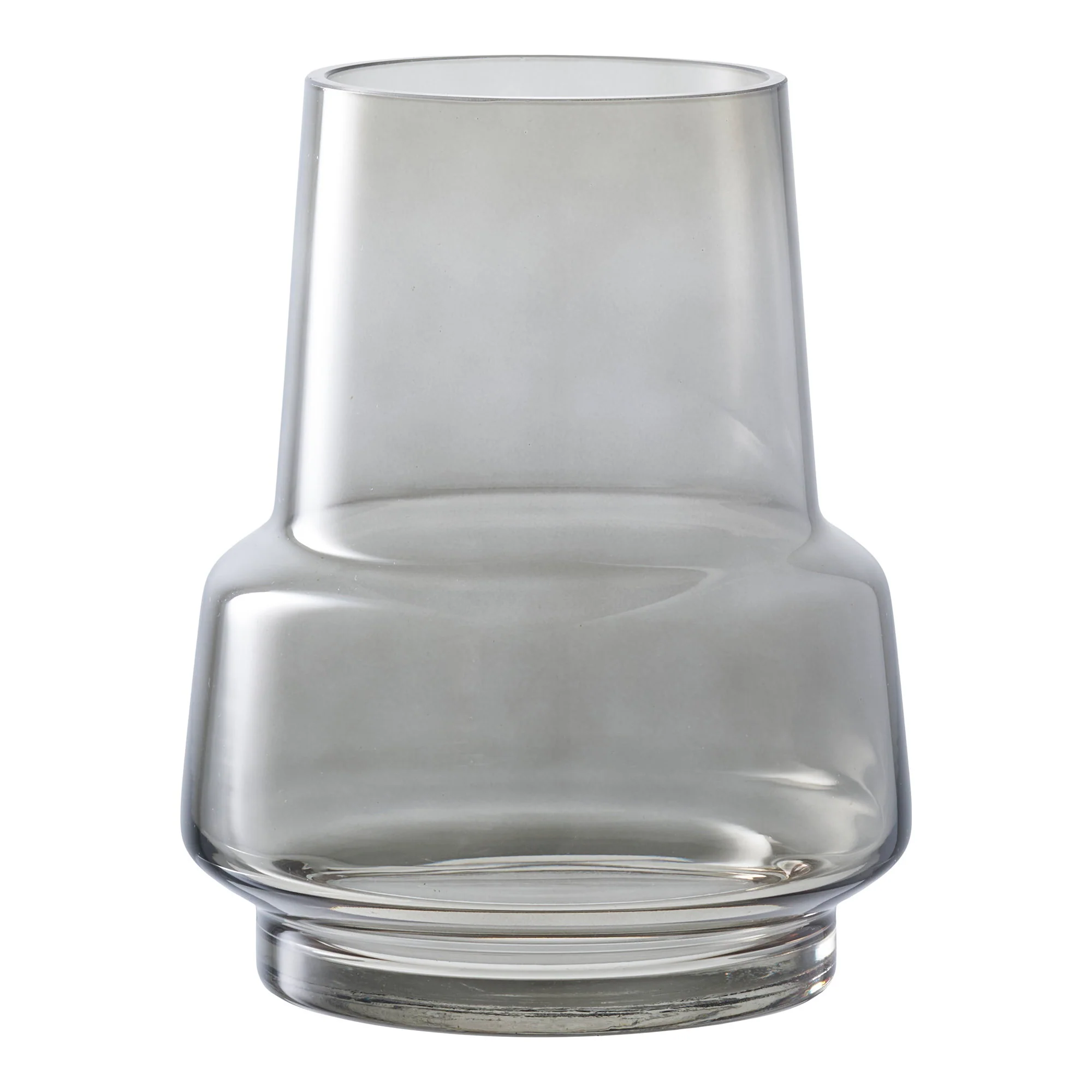 Vase - Vase, Glas, Smoked Grå Ø15X19 Cm, Vaser hos HomeNordic
